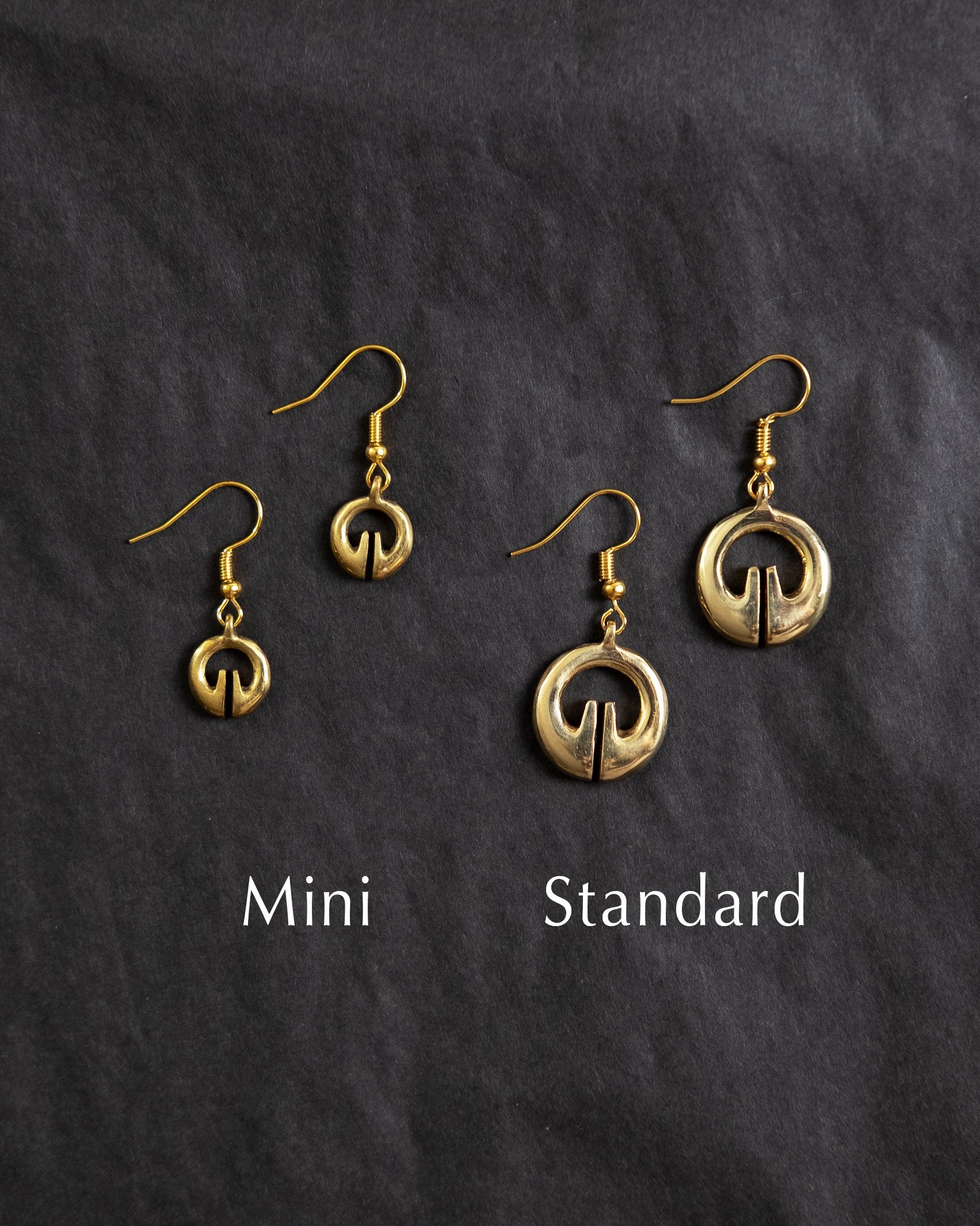 Lingling-o Earrings - Brass | Narra Studio