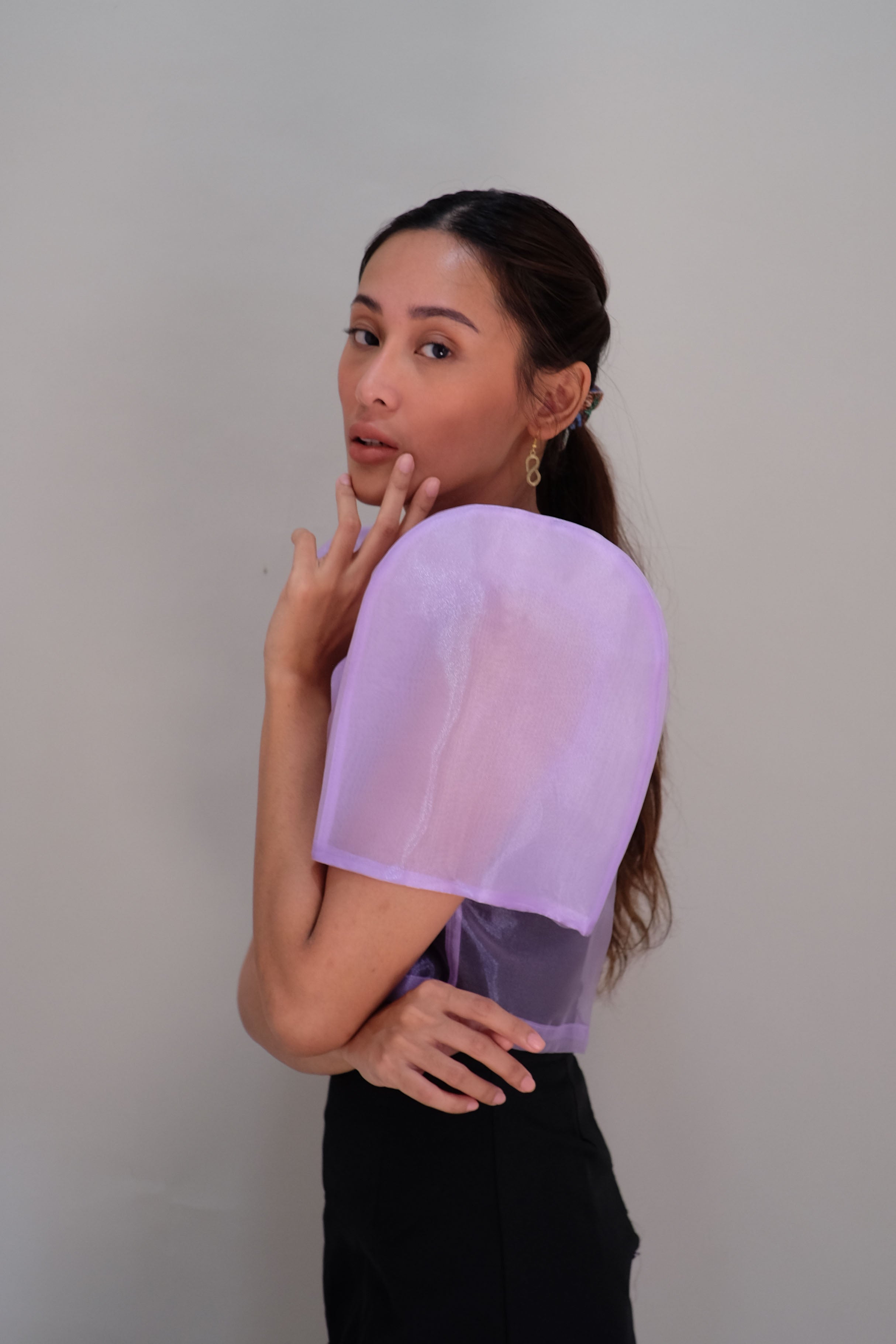 Ube Sheer Bolero Women’s Blouse