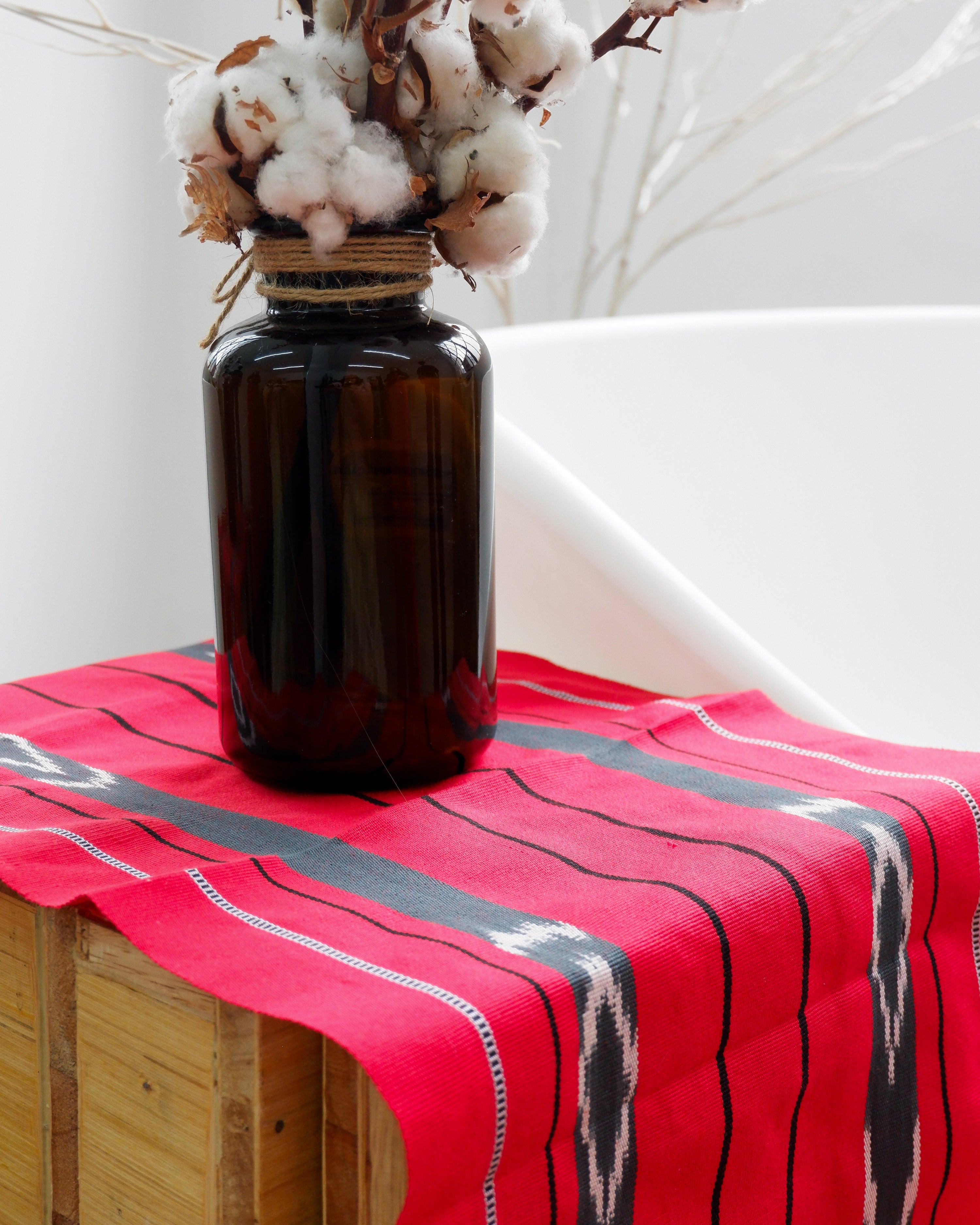 Red Binanniya ya Tinaggui Table Runner | Narra Studio