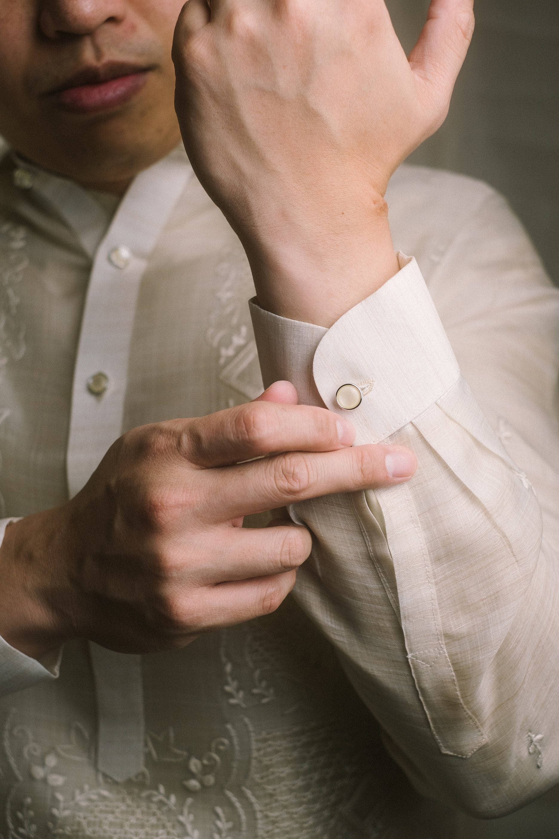Silk Barong Tagalog Custom Mens Shirt