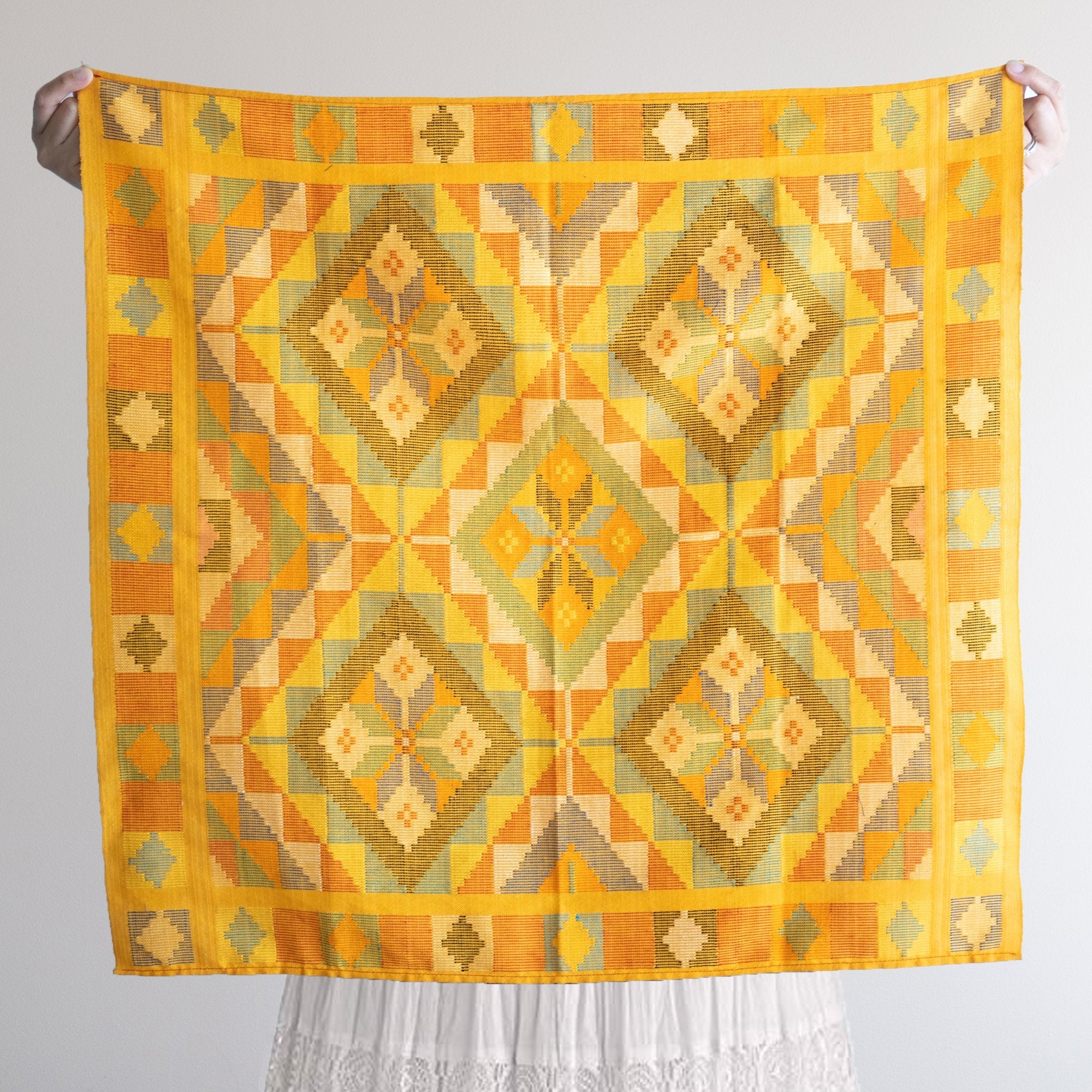 Yakan Headscarf Yellow Unisex Headscarf
