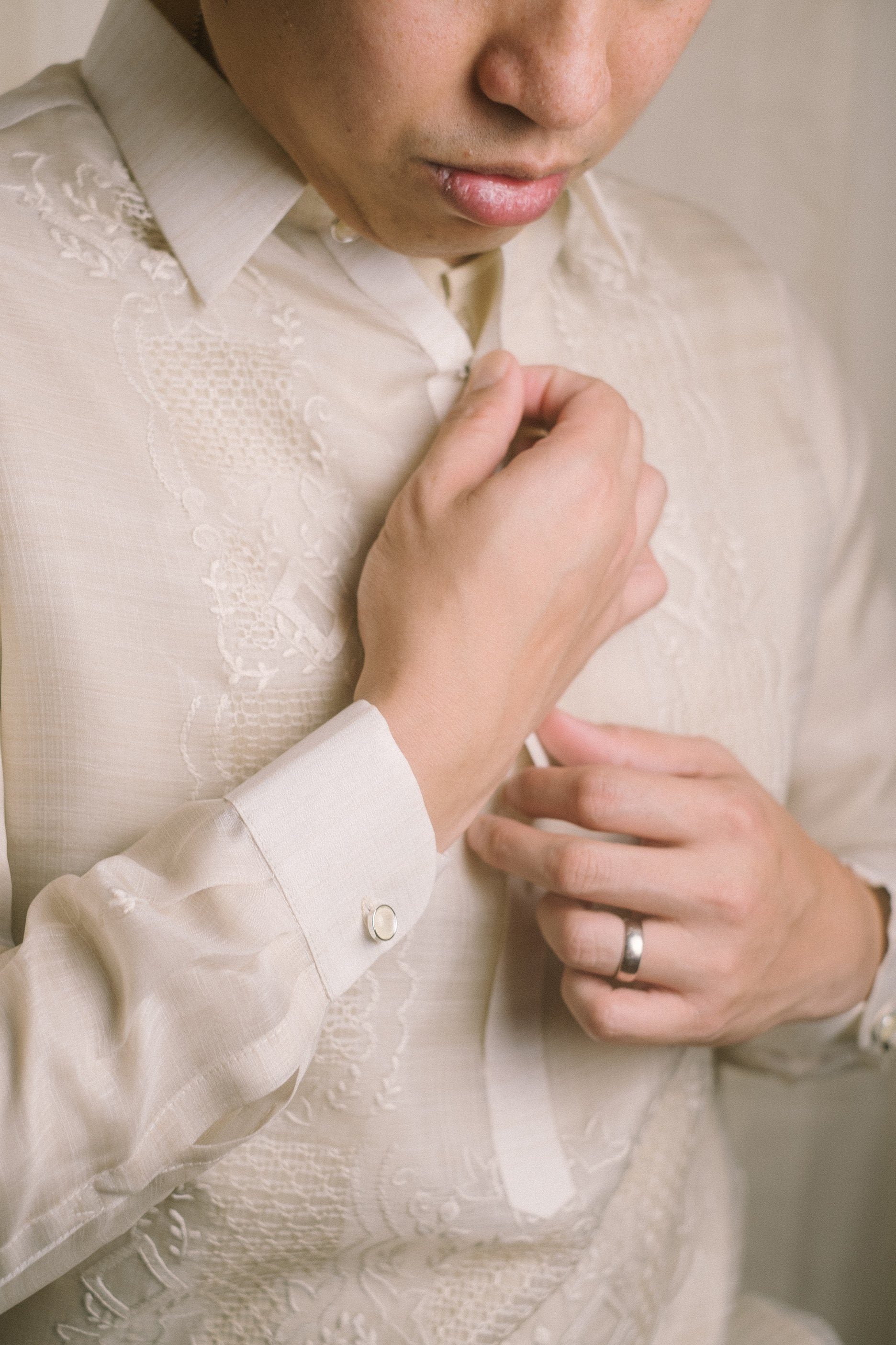 Silk Barong Tagalog Custom Mens Shirt