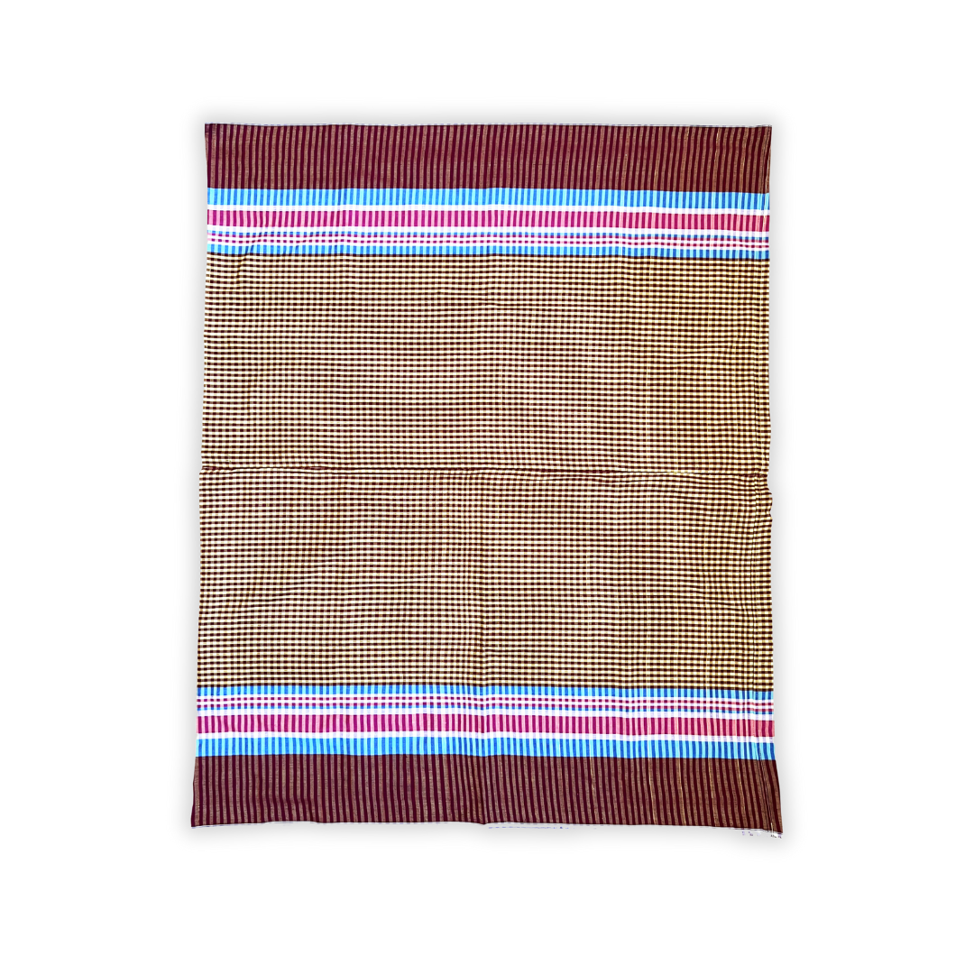 Maroon Checked Patadyong Malong