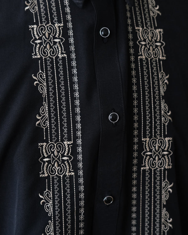 Casual Barong in Black Shirts & Tops