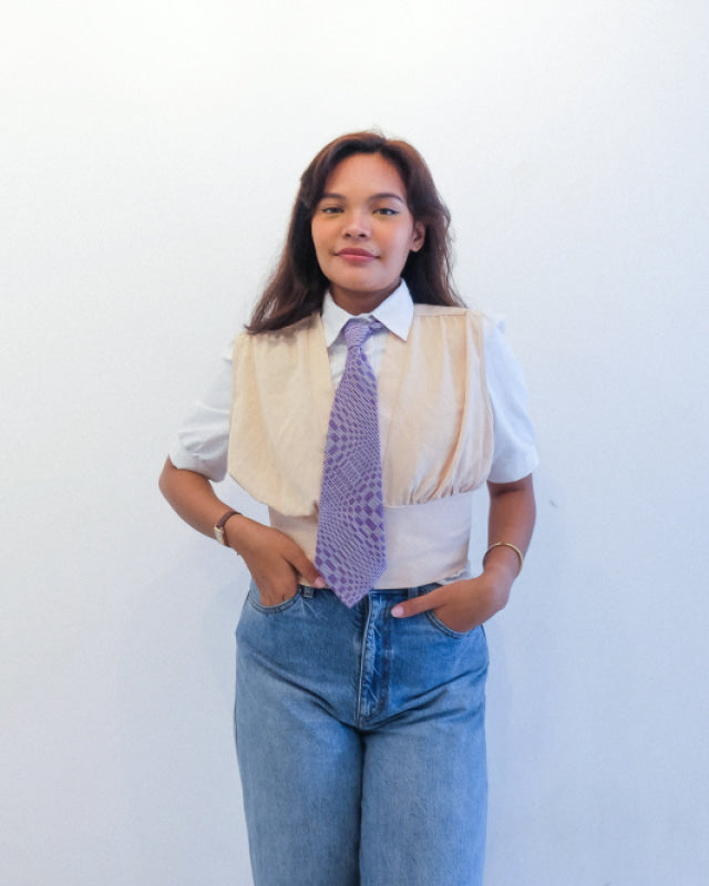 Handwoven Ube Necktie