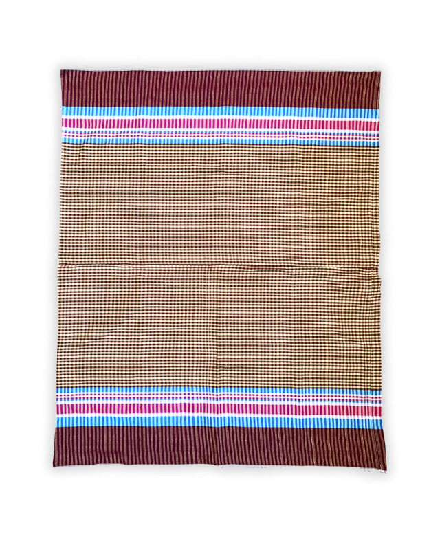 Maroon Checked Patadyong Malong