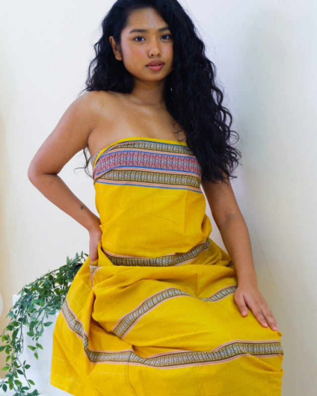 Silky Malong - Golden Yellow Malong