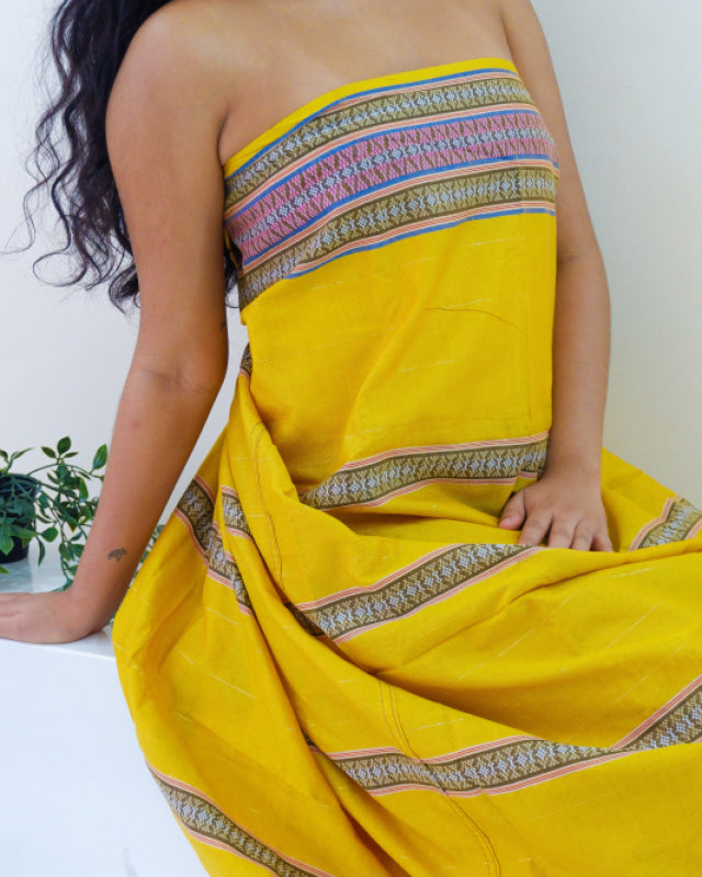 Silky Malong - Golden Yellow Malong