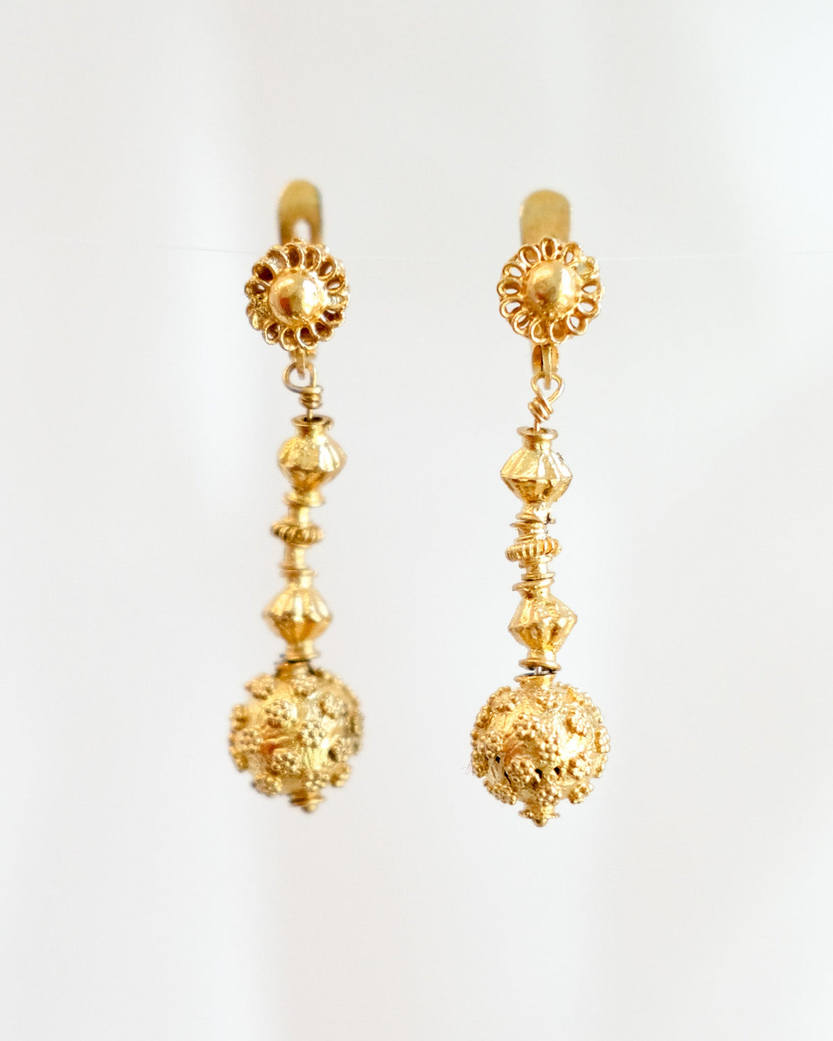 Amami Tamburin Dangle Earrings | Filipino earrings | Narra Studio