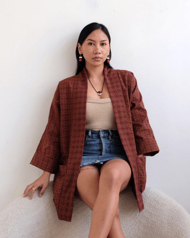 Sangria Inabel Jacket | Filipino jewelry | Narra Studio