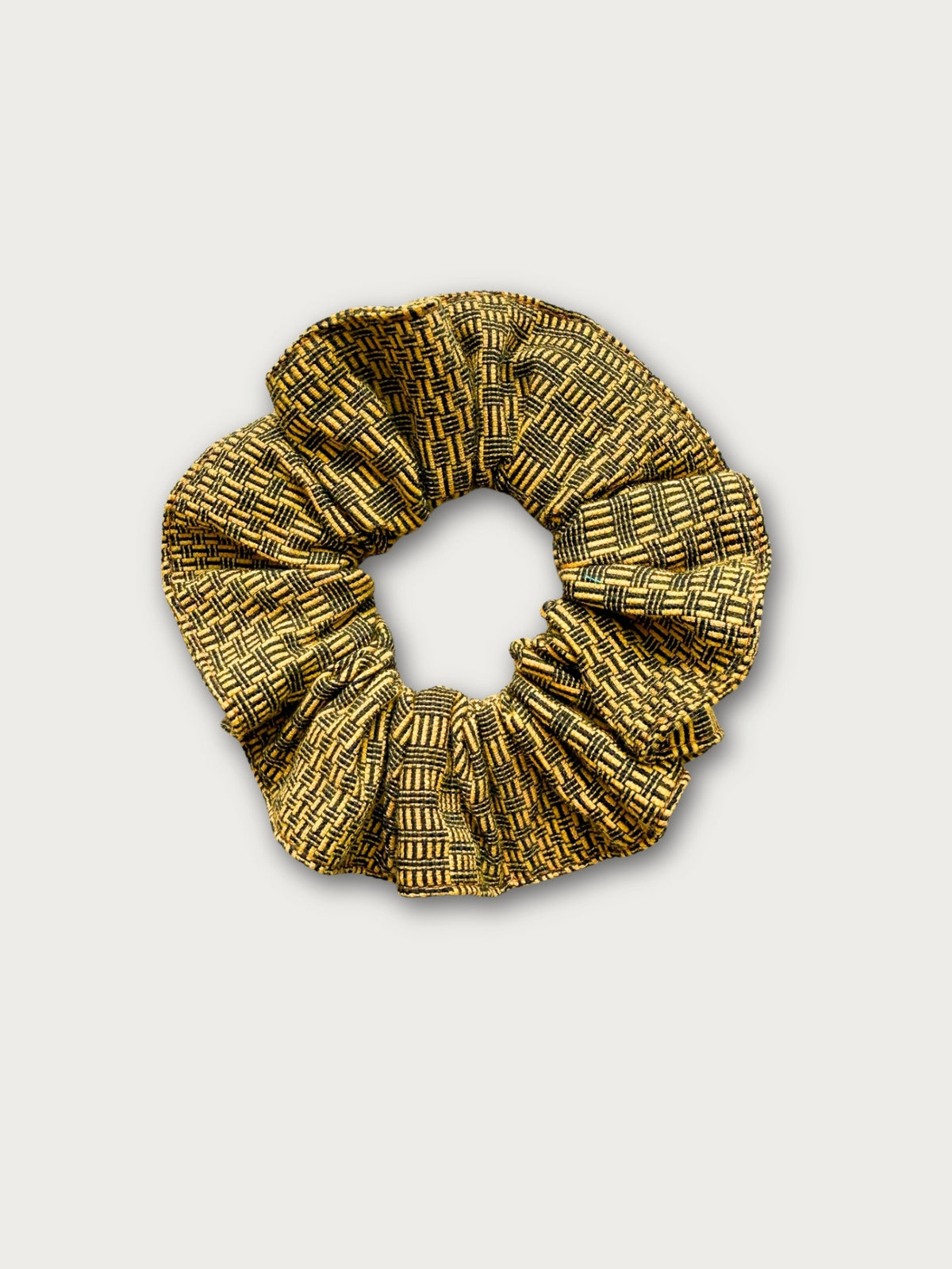 Handwoven Binakol Scrunchie - Goldenrod
