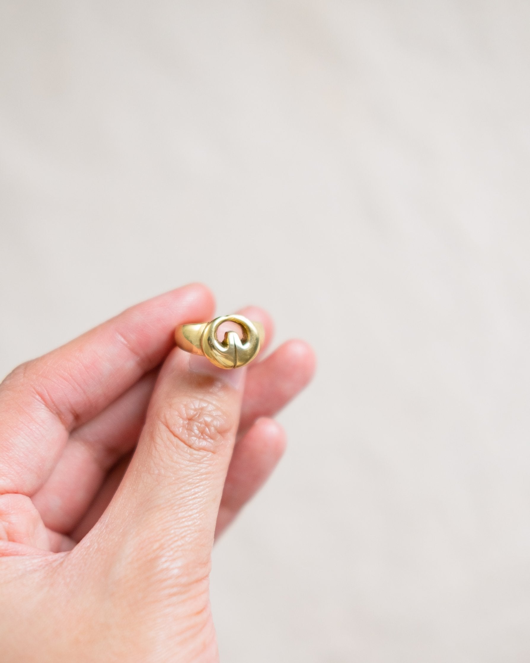 Lingling-o Ring - Brass | Narra Studio