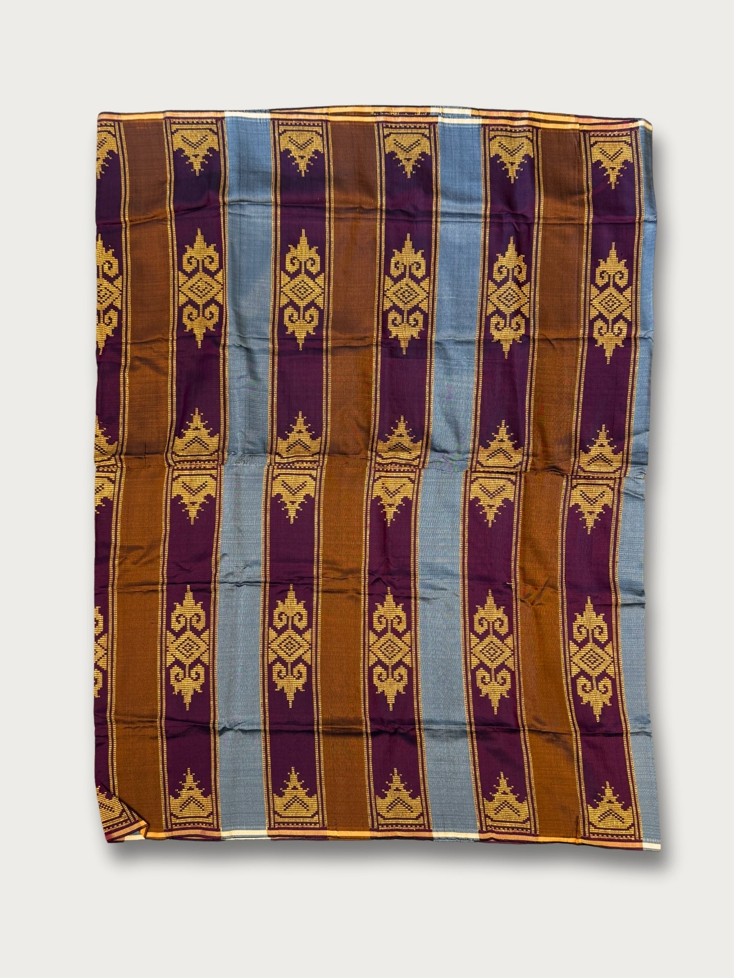 Handwoven Malong - Bronze and Silver
