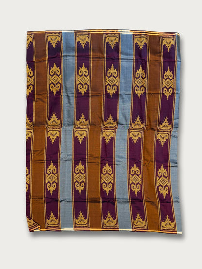 Handwoven Malong - Bronze and Silver