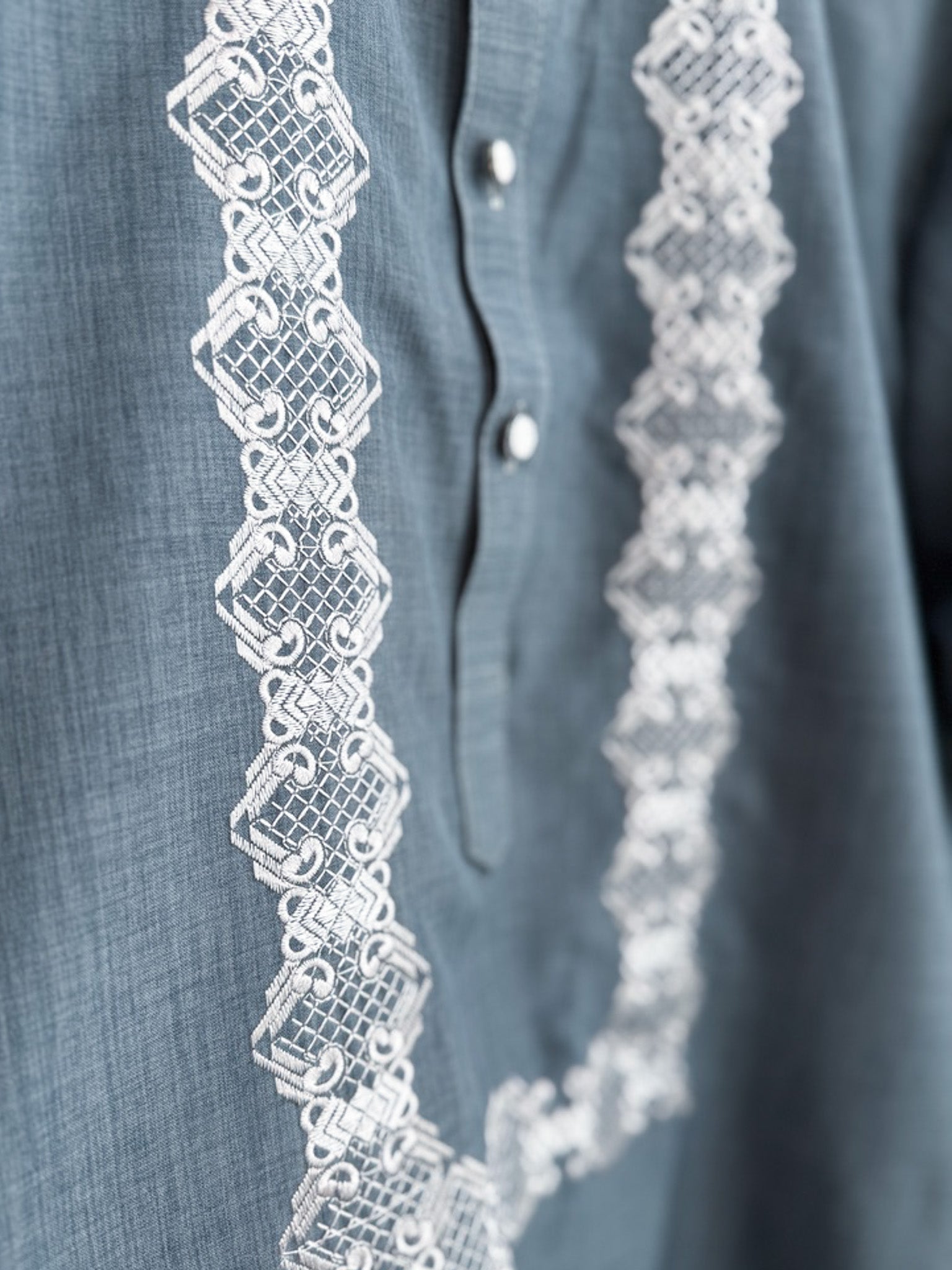 Everyday Barong - Blue Gray | Narra Studio
