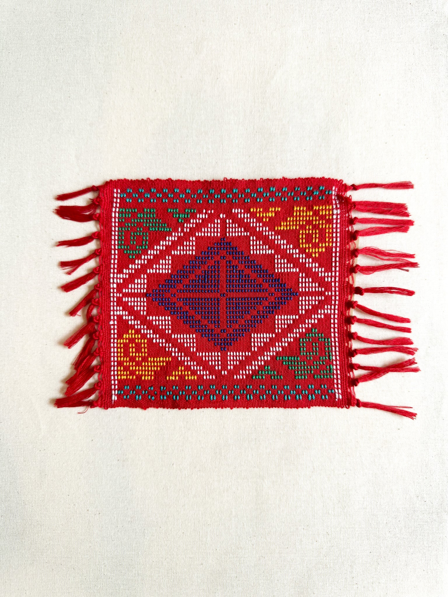 Yakan Handwoven Cloth - Red Coaster
