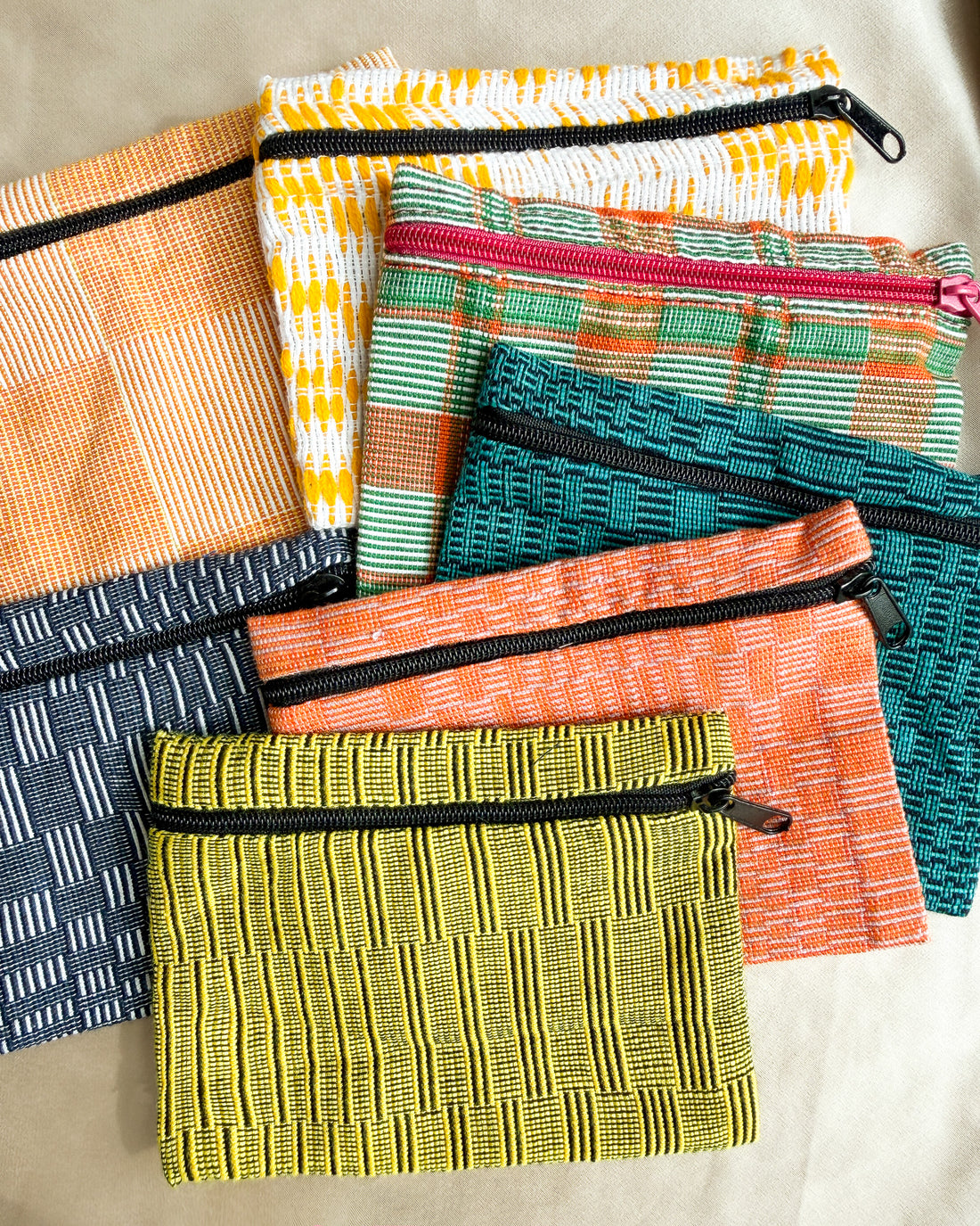 Handwoven Zipper Pouch - Kalinga Striped