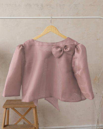 Organza Camisa – Antique Rose
