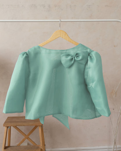 Organza Camisa – Seafoam Green