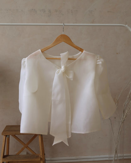 Organza Camisa – Cream