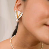 Capiz Guita Earrings | Narra Studio