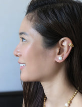 Modern Filipiniana-Cecilia Ear Cuff - per piece -  Gold - Narra Studio-available in NYC USA