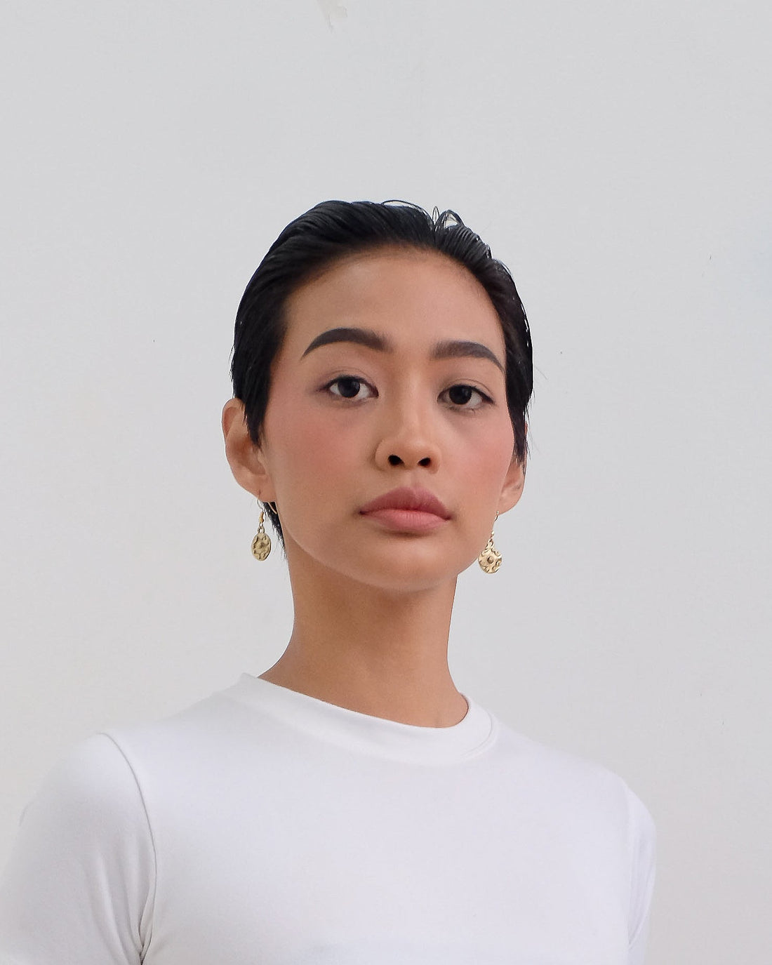Tboli Hand-Cast Brass - Circle Earrings Womens Earrings