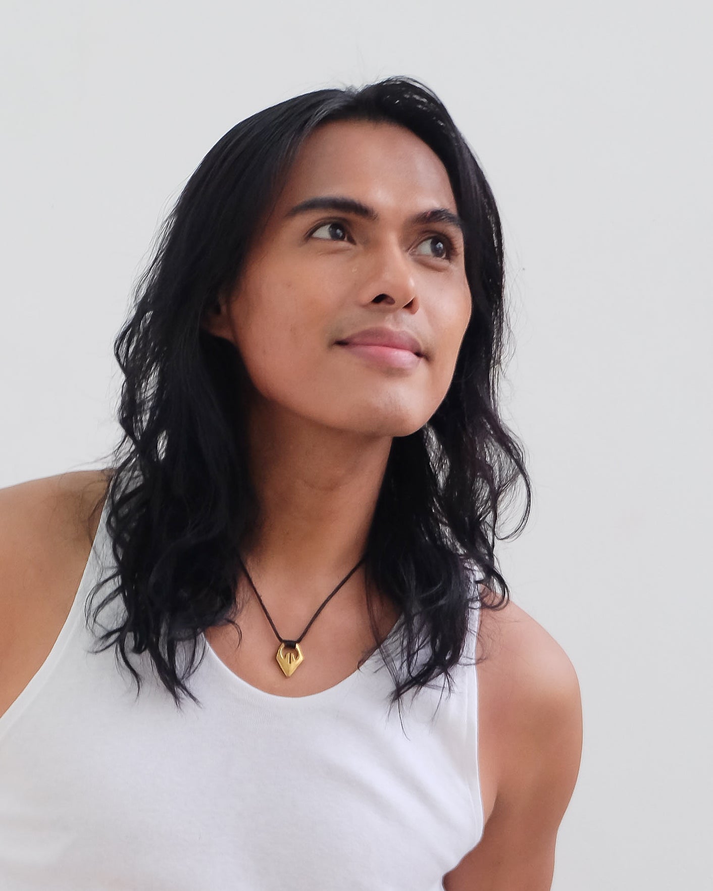 Arrow Lingling-o Necklace - Brass | Narra Studio