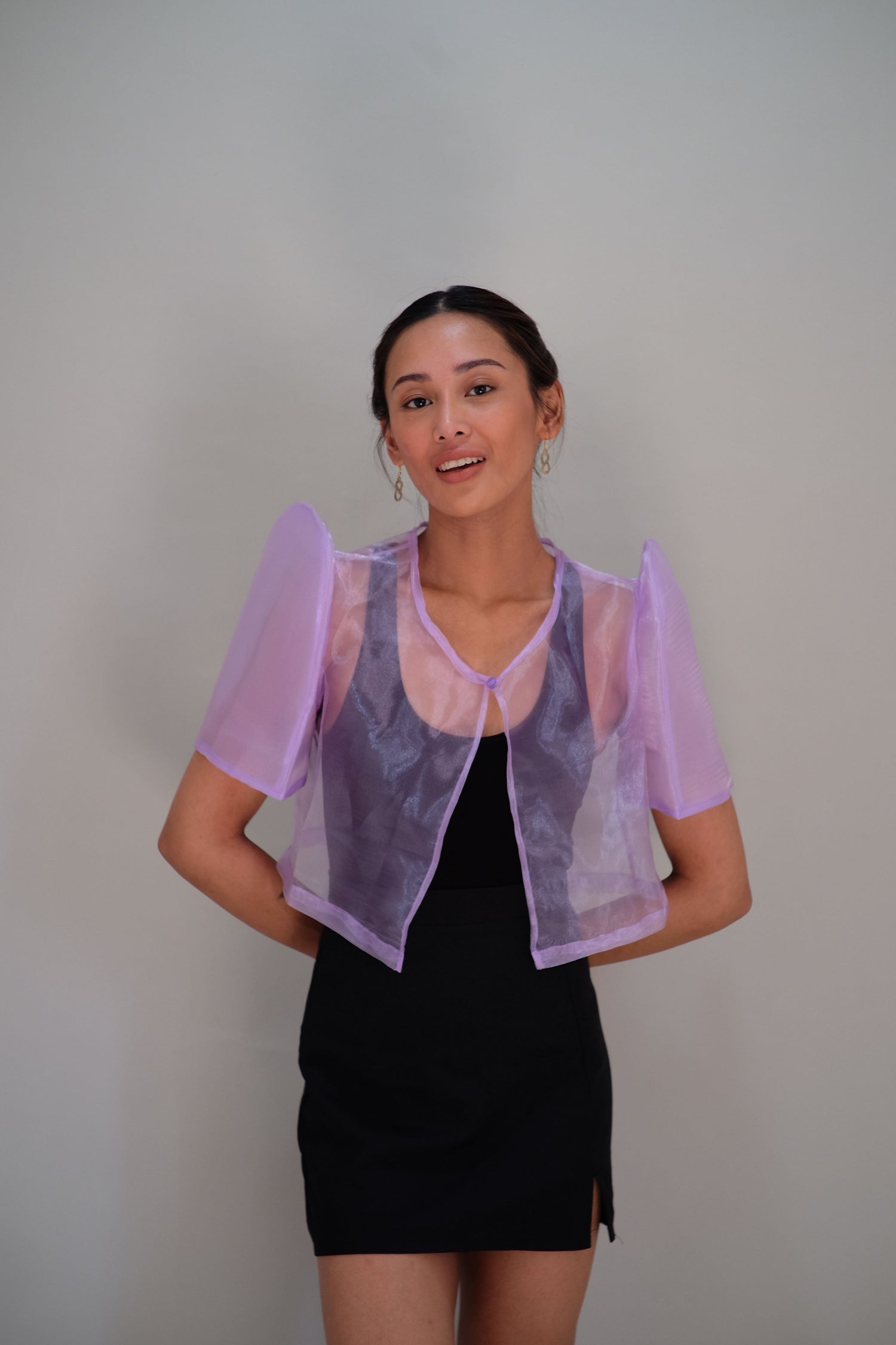Ube Sheer Bolero Women’s Blouse