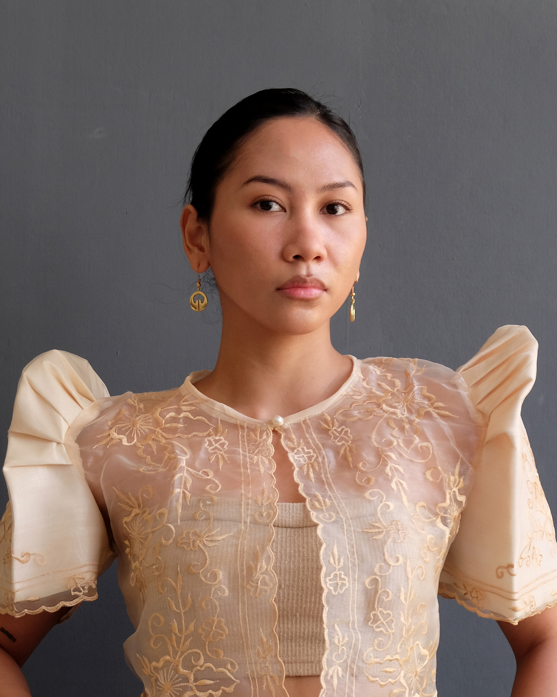 Lingling-o Earrings - Brass | Narra Studio