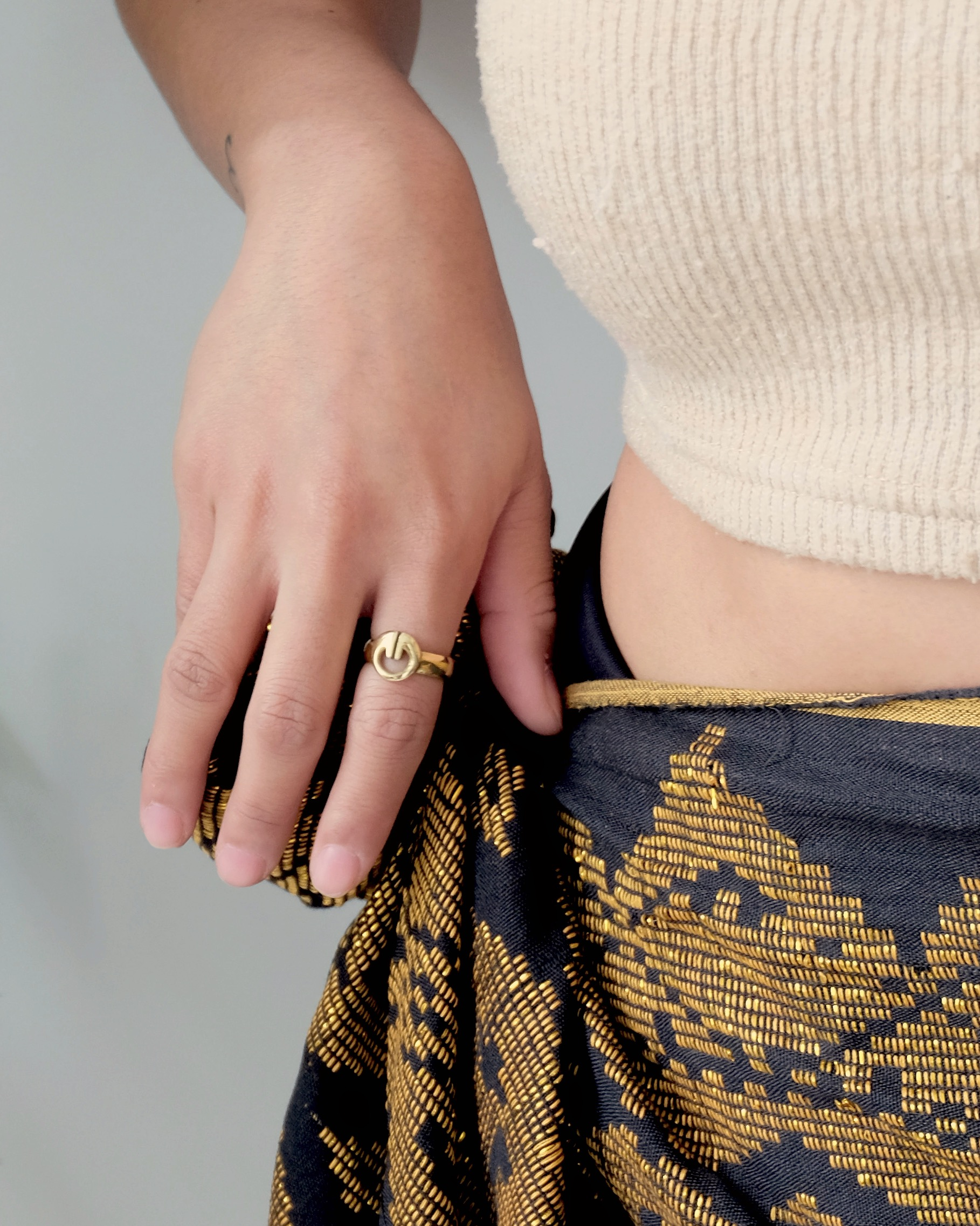 Lingling-o Ring - Brass | Narra Studio