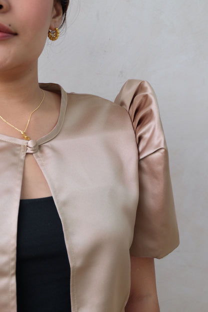 Satin Butterfly Sleeve Bolero