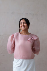 Organza Camisa – Blush Pink | Filipino jewelry | Narra Studio
