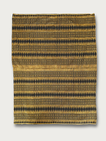 Handwoven Malong - Black and Gold