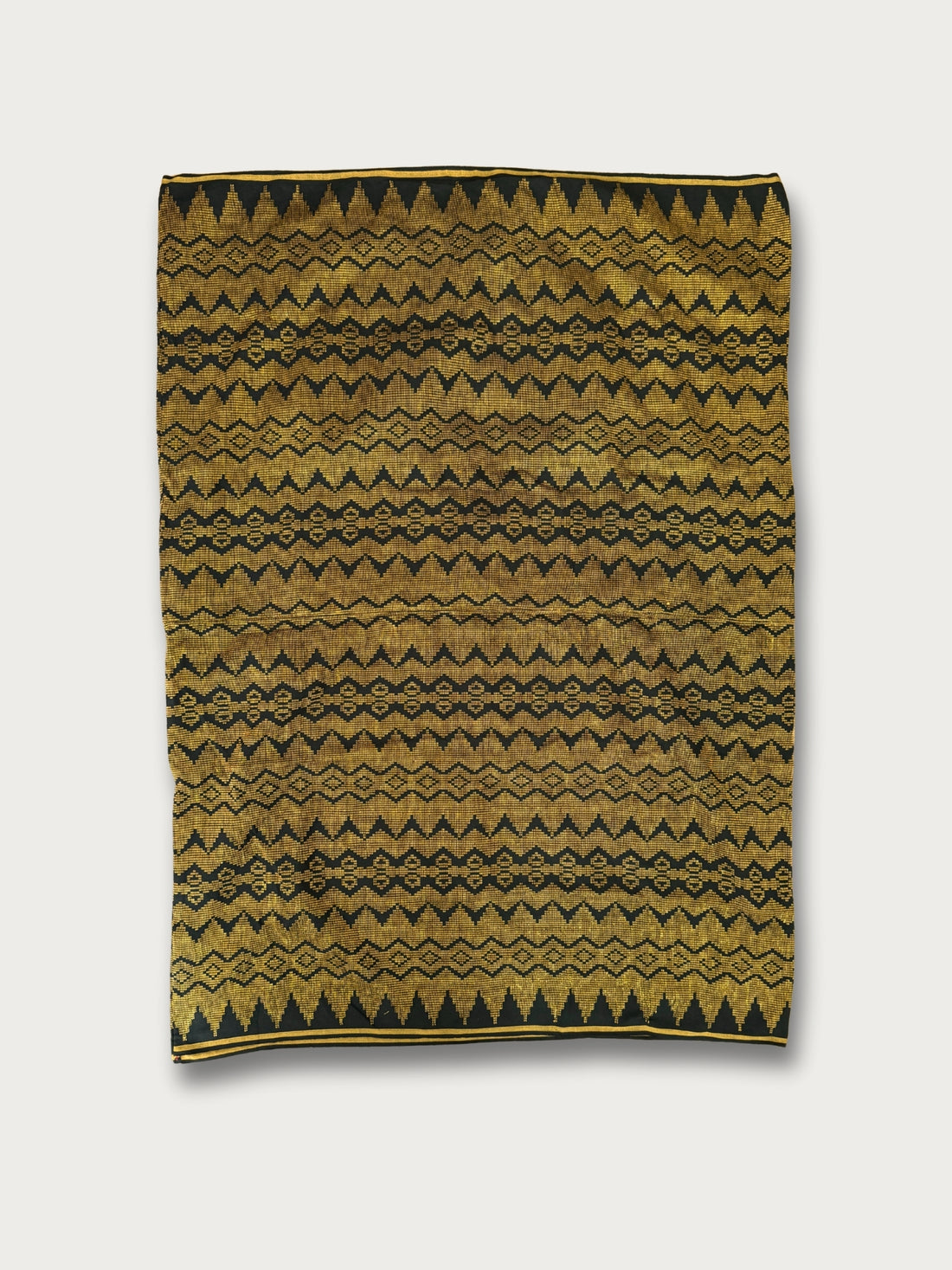 Handwoven Malong - Black and Gold 2