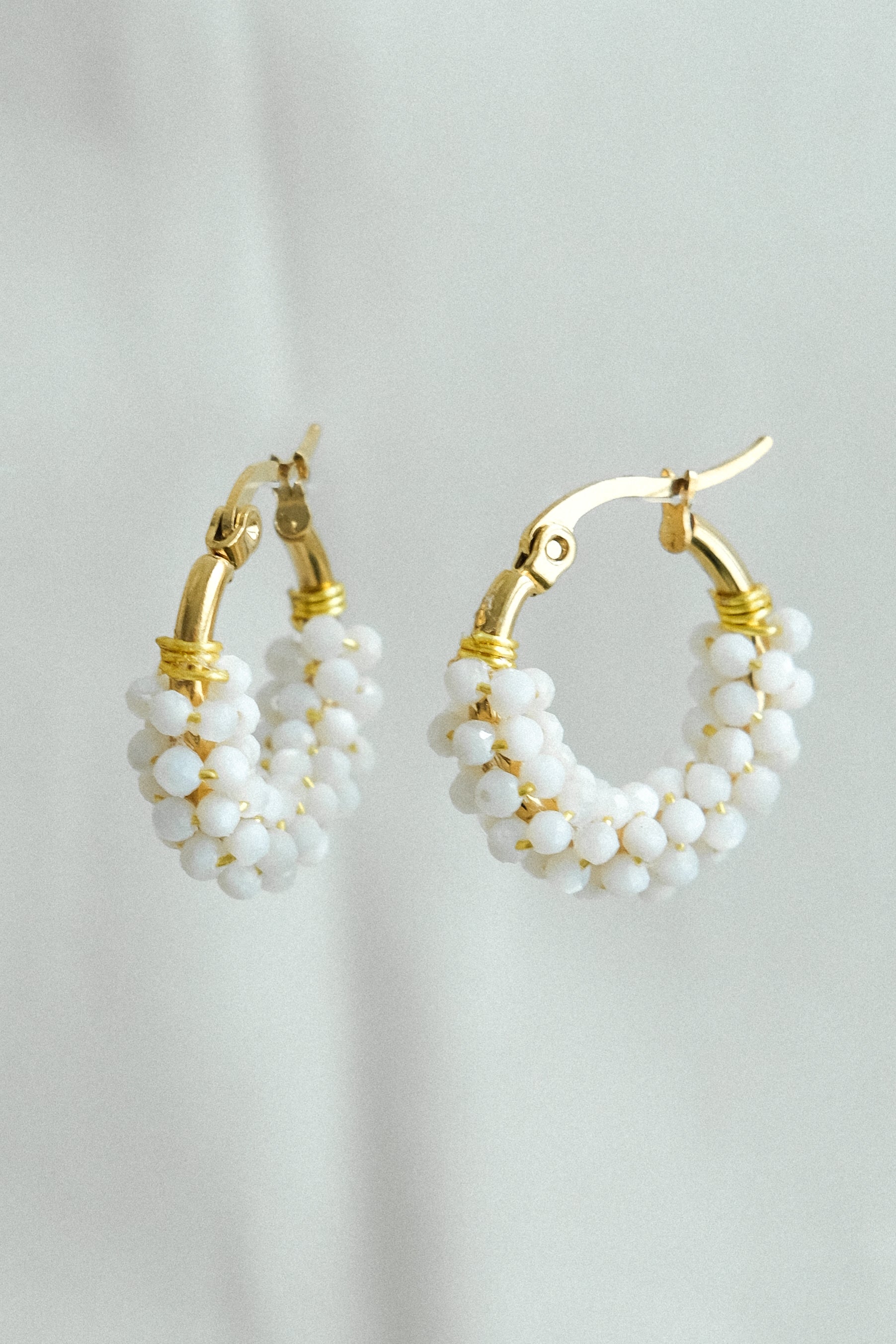 Cascara Mini Hoops | Filipino earrings | Narra Studio