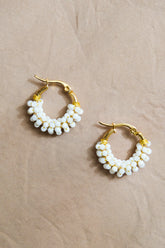 Cascara Mini Hoops | Narra Studio
