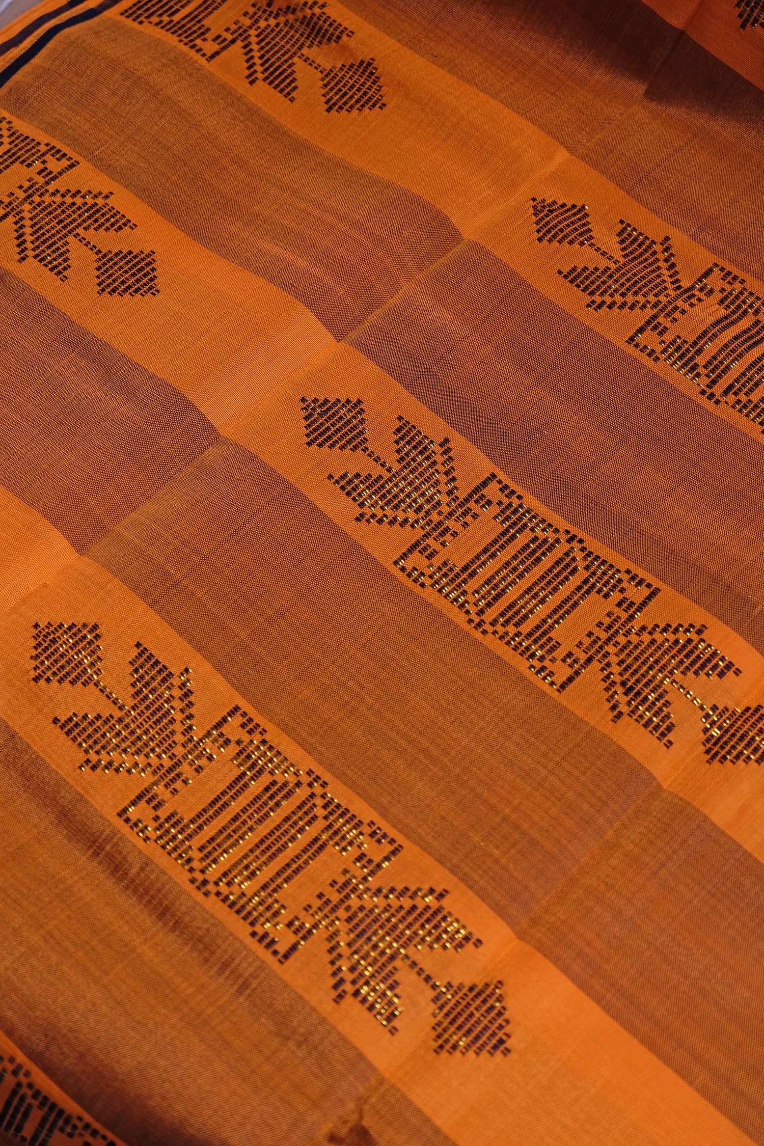 Handwoven Malong - Golden Orange