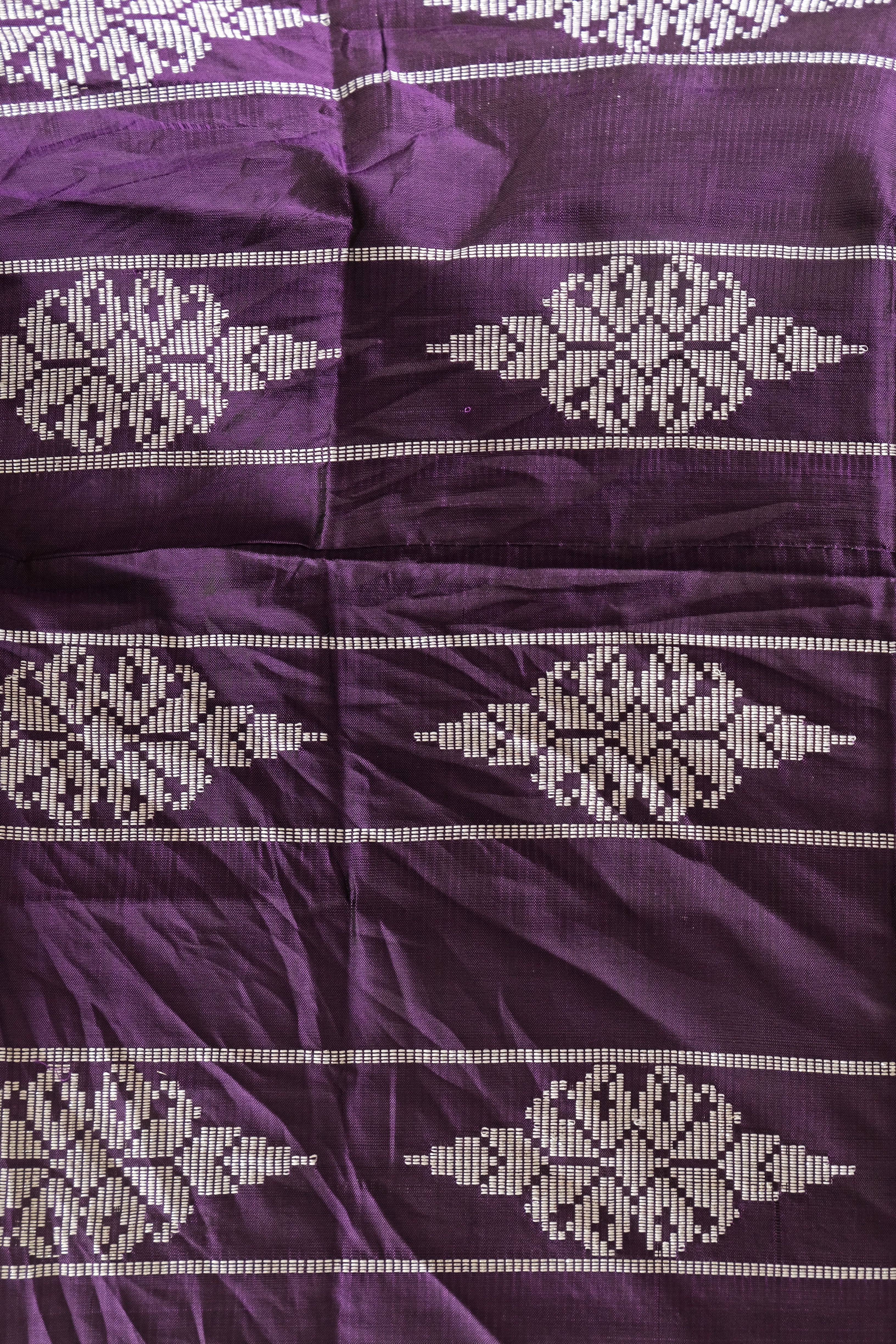 Modern Filipiniana-Handwoven Malong - Purple - Narra Studio-available in NYC USA