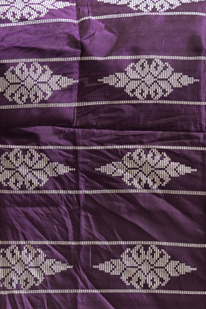 Modern Filipiniana-Handwoven Malong - Purple - Narra Studio-available in NYC USA