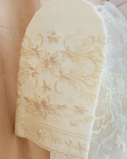 Sampaguita Butterfly Sleeve Bolero – Ecru