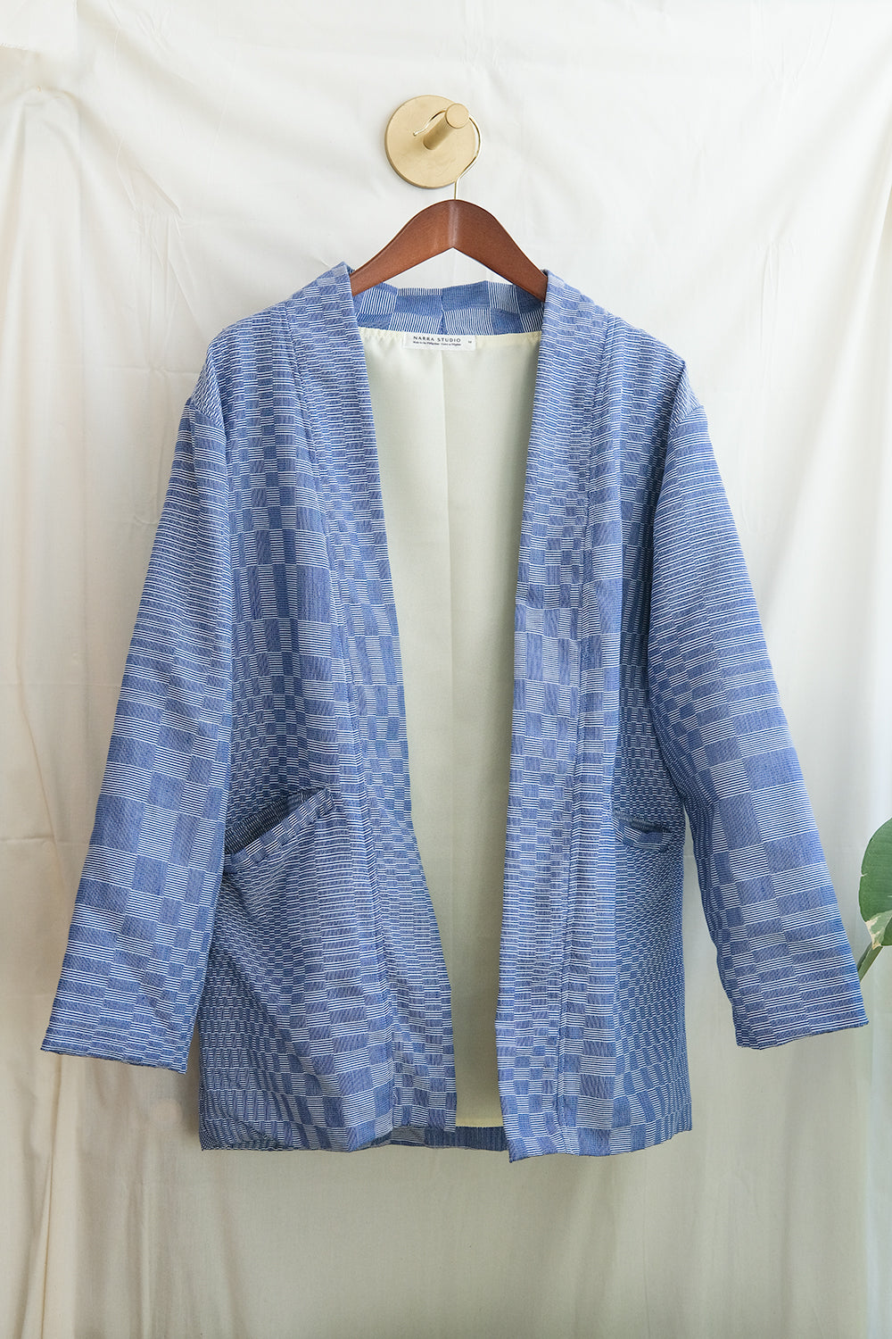 Blue and White Binakol Jacket