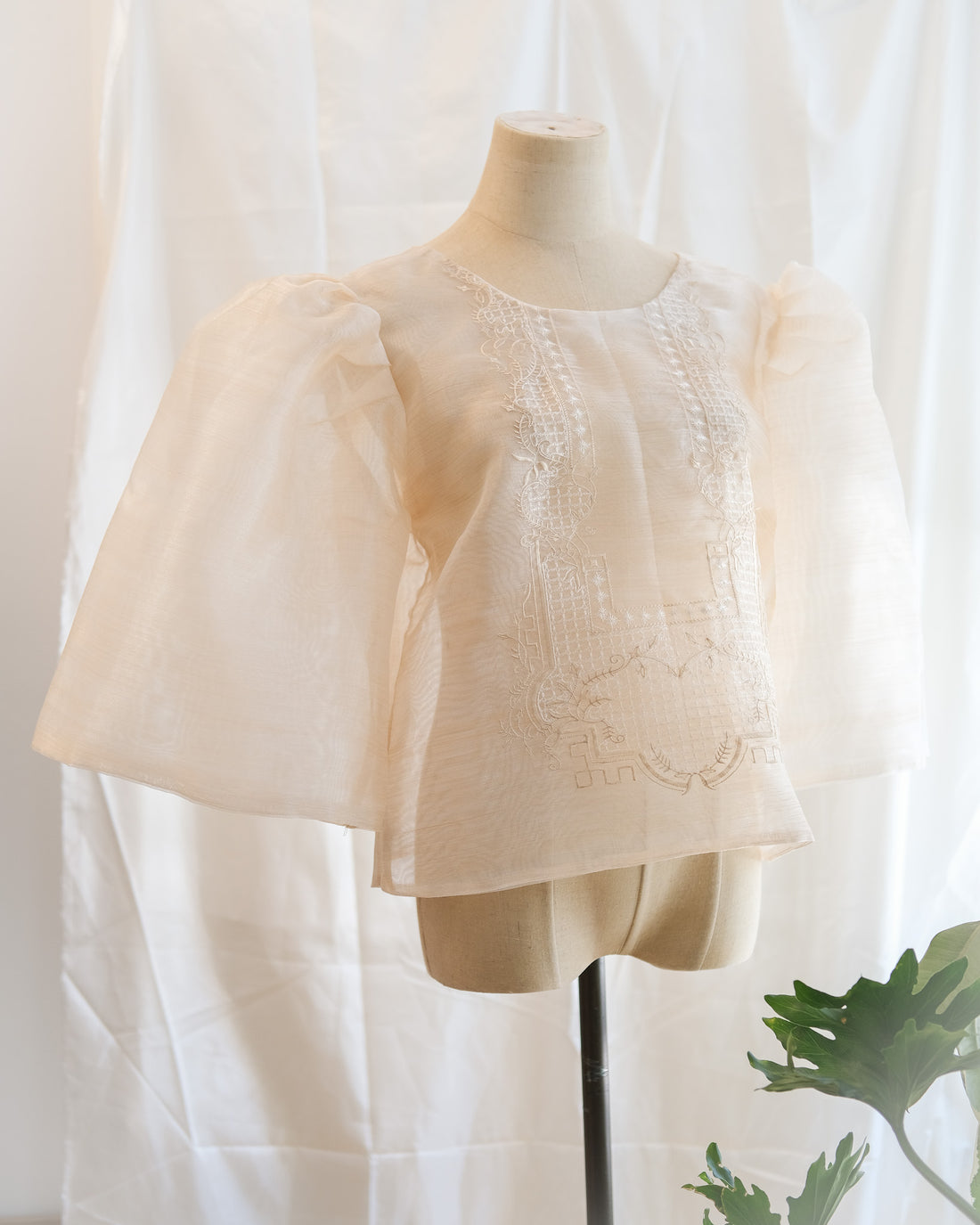 Dahon Filigree Camisa – Cream