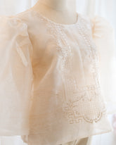 Dahon Filigree Camisa – Cream | Narra Studio