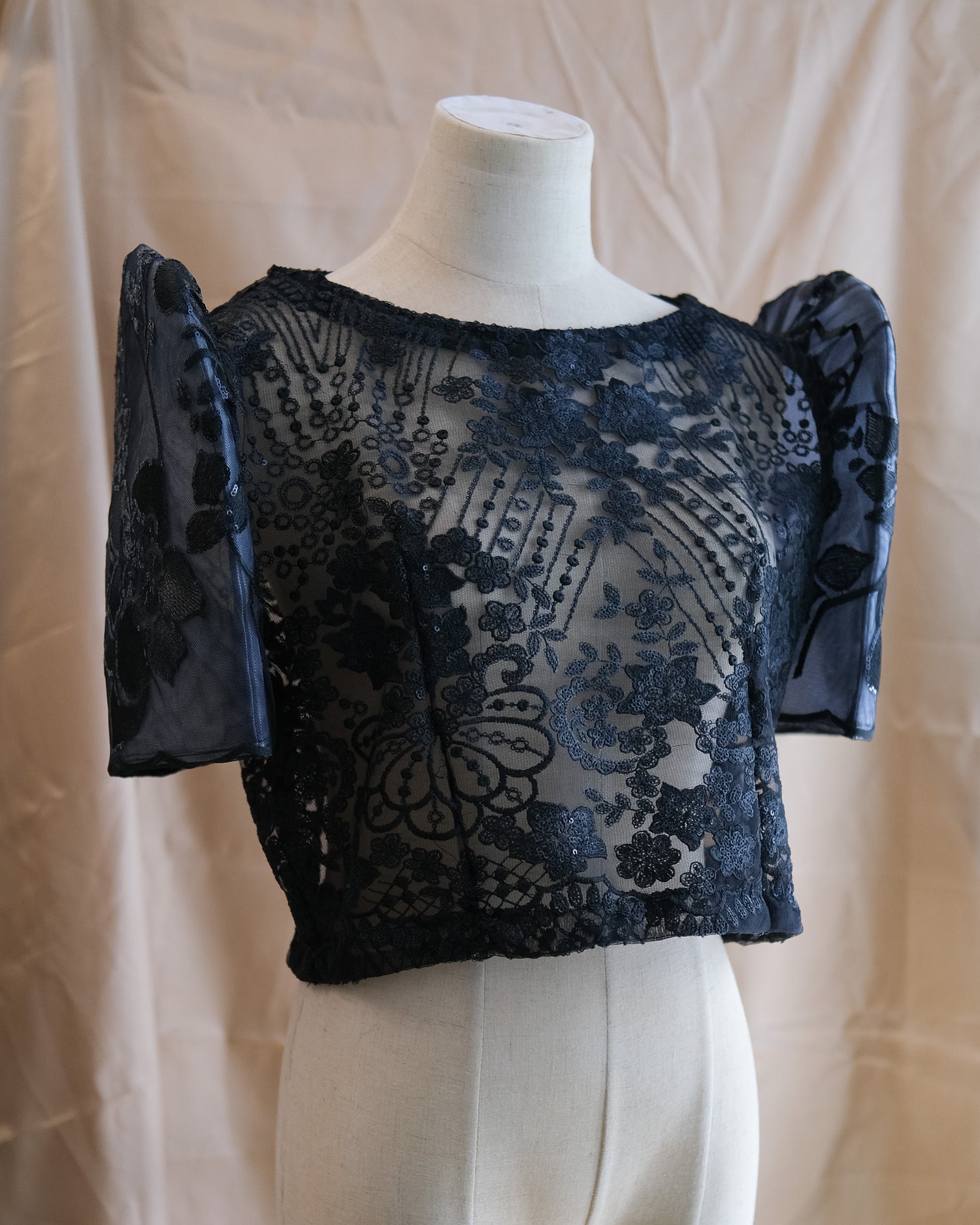 Nocturne Filipiniana Blouse - Size M