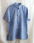 Casual Barong - Blue | Filipino jewelry | Narra Studio