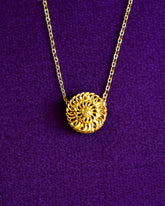 Padumna Tamburin Necklace | Filipino necklace | Narra Studio