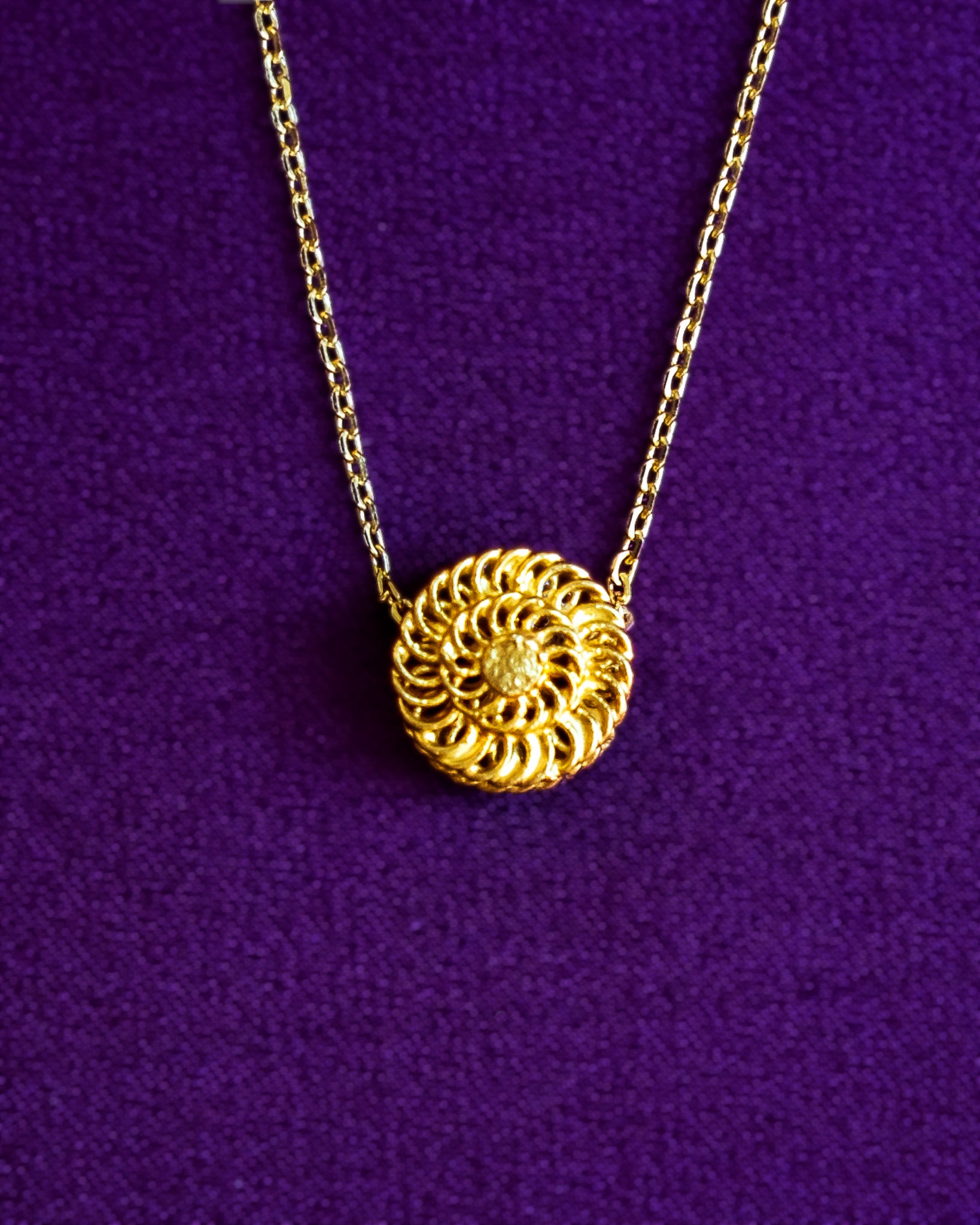 Padumna Tamburin Necklace | Filipino necklace | Narra Studio
