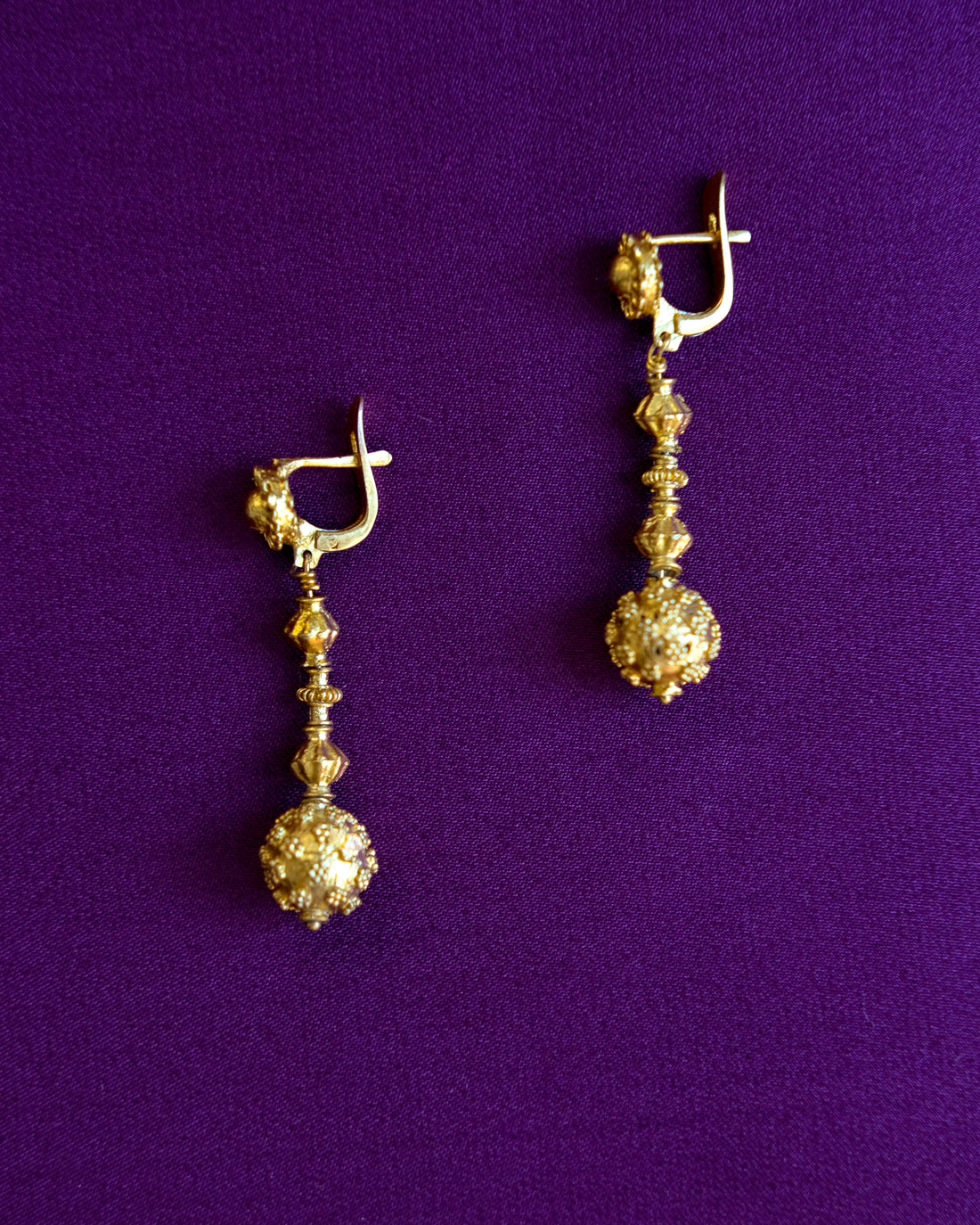 Amami Tamburin Dangle Earrings | Narra Studio