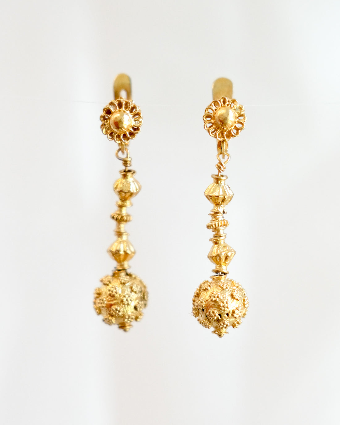 Amami Tamburin Dangle Earrings | Filipino earrings | Narra Studio